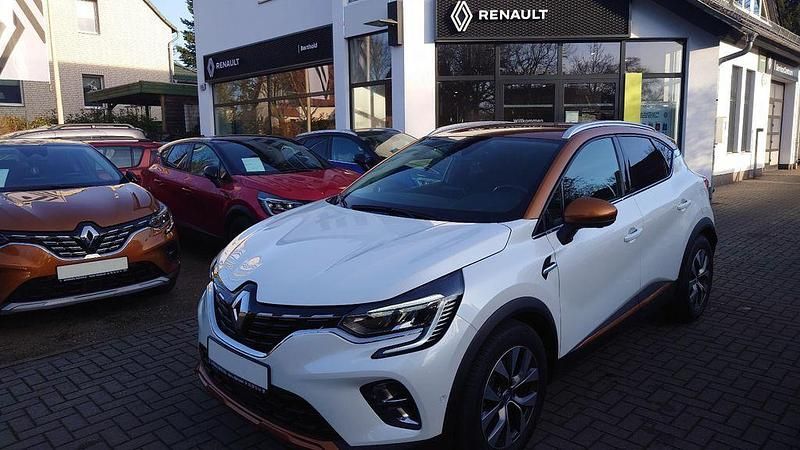 Gebraucht Renault Captur Intens 91 PS (66 kW) 2021 Perlmuttweiß/taklamakanorang SUV
