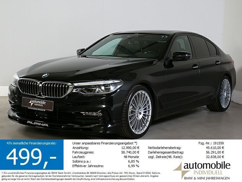 Schwarz Gebraucht 2018 Alpina B5 Limousine | 54.240 € (Fairer Preis) - Bild 1/4