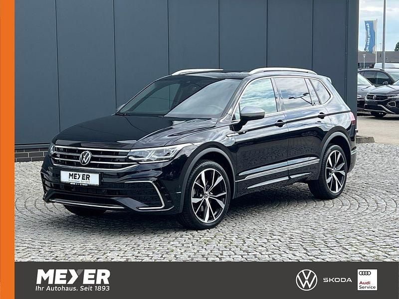 Deep black perleffekt Gebraucht 2024 VW Tiguan Allspace R-line SUV | 47.490 € (Teuer) - Bild 1/4