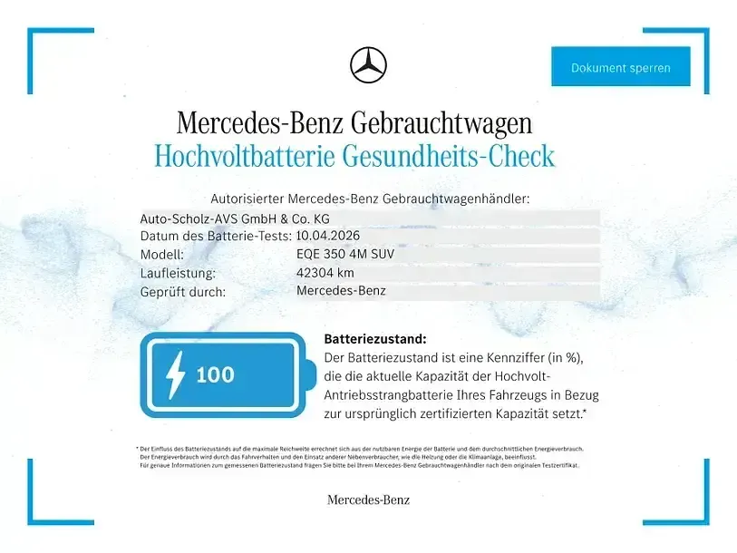 Gebraucht Mercedes EQE350 AMG 214 kW (292 PS) 2024 Metalliclack obsidianschwarz m SUV