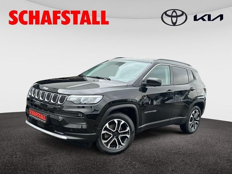 Schwarz (black clear coat) Gebraucht 2024 Jeep Compass Limited SUV | 24.879 € (Superpreis) - Bild 1/3
