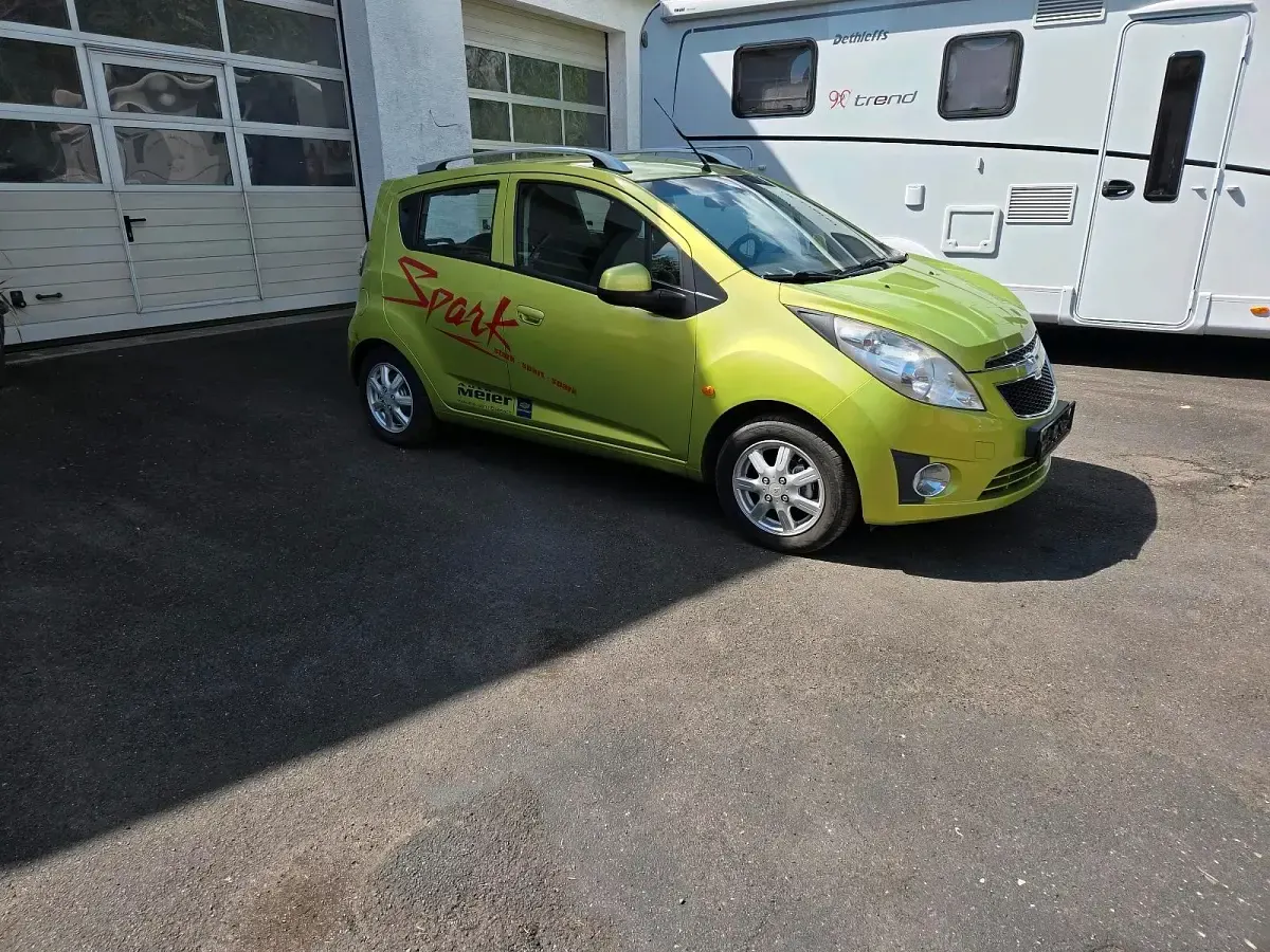 Gebraucht Chevrolet Spark 2011 Grün Kleinwagen