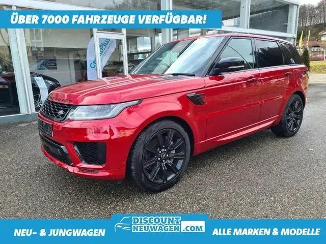 Italien racing red Gebraucht 2021 Land Rover Range Rover Sport HSE SUV | 51.166 € - Bild 1/4