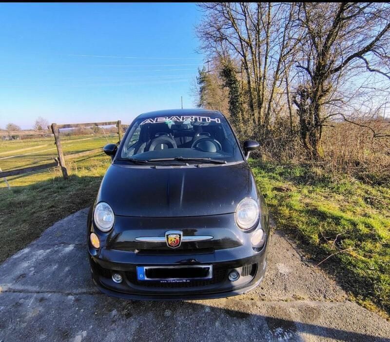 Schwarz Gebraucht 2013 Fiat 500 Abarth Kleinwagen | 7.500 € - Bild 1/4