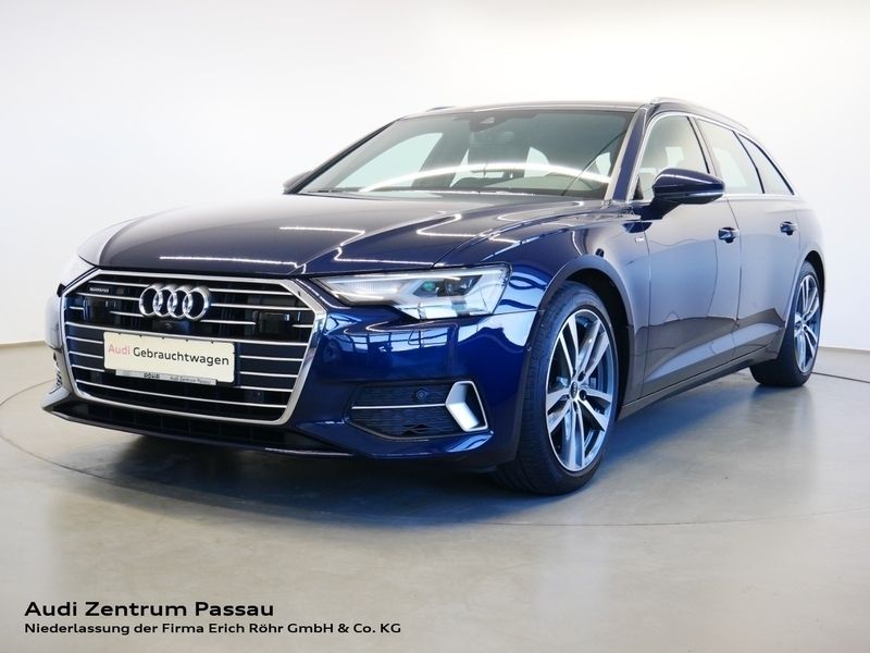 Blau Gebraucht 2022 Audi A6 S-Line Kombi | 41.860 € (Teuer) - Bild 1/4