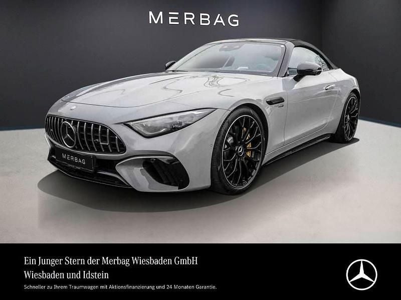 Alpingrau Gebraucht 2024 Mercedes SL55 AMG AMG Line Premium Plus Cabrio | 128.880 € (Fairer Preis) - Bild 1/4