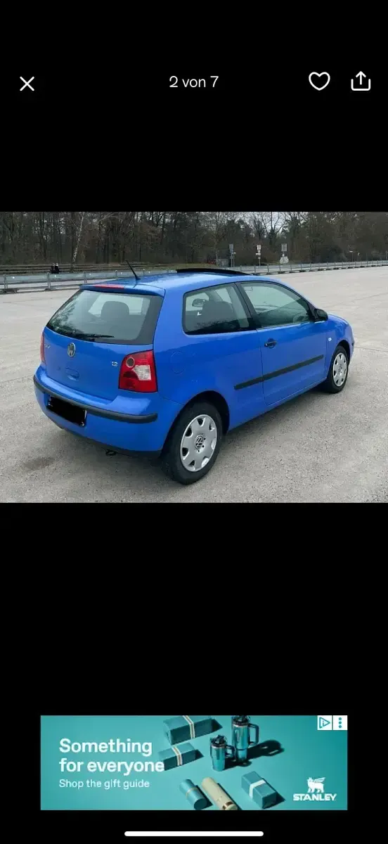 Usata VW Polo 64 CV (47 kW) 2002 Blu Utilitaria