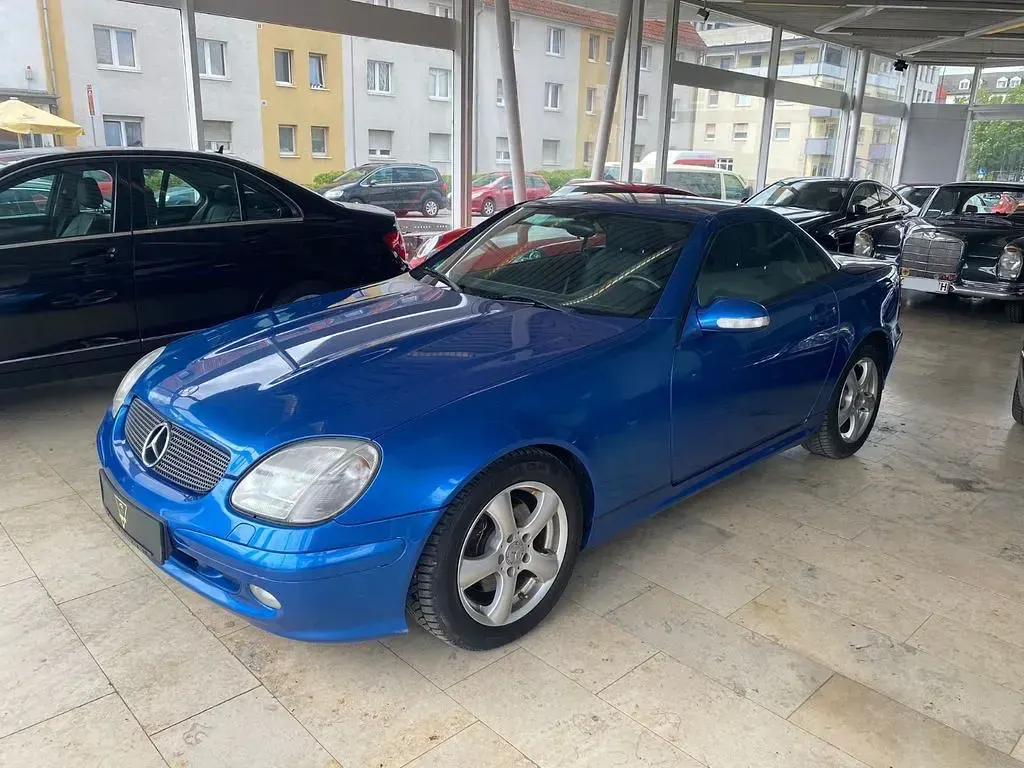 Gebraucht Mercedes SLK320 218 PS (160 kW) 2005 Blau Cabrio