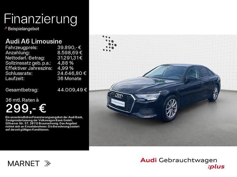 Brillantschwarz Gebraucht 2023 Audi A6 Performance Limousine | 39.890 € (Guter Preis) - Bild 1/4