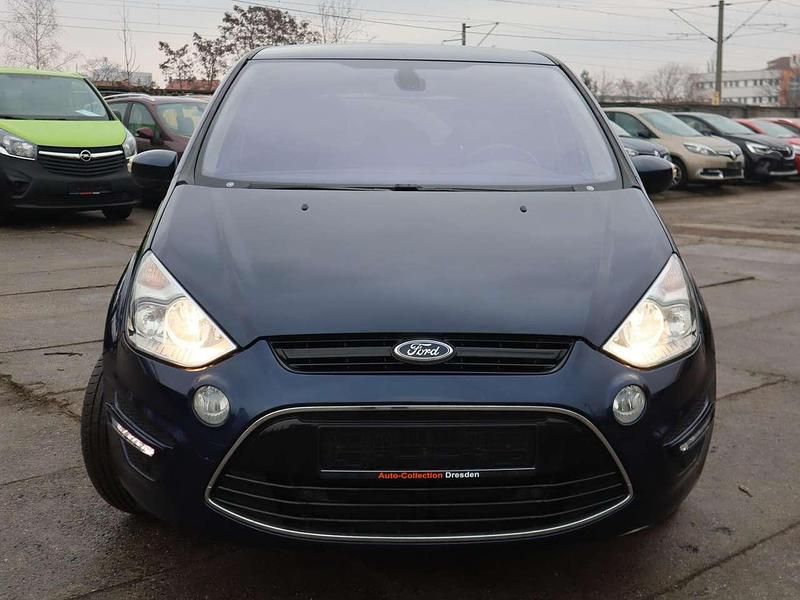 Gebraucht Ford S-MAX Titanium 160 PS (117 kW) 2012 Atlantikblau metallic Van / Kleinbus