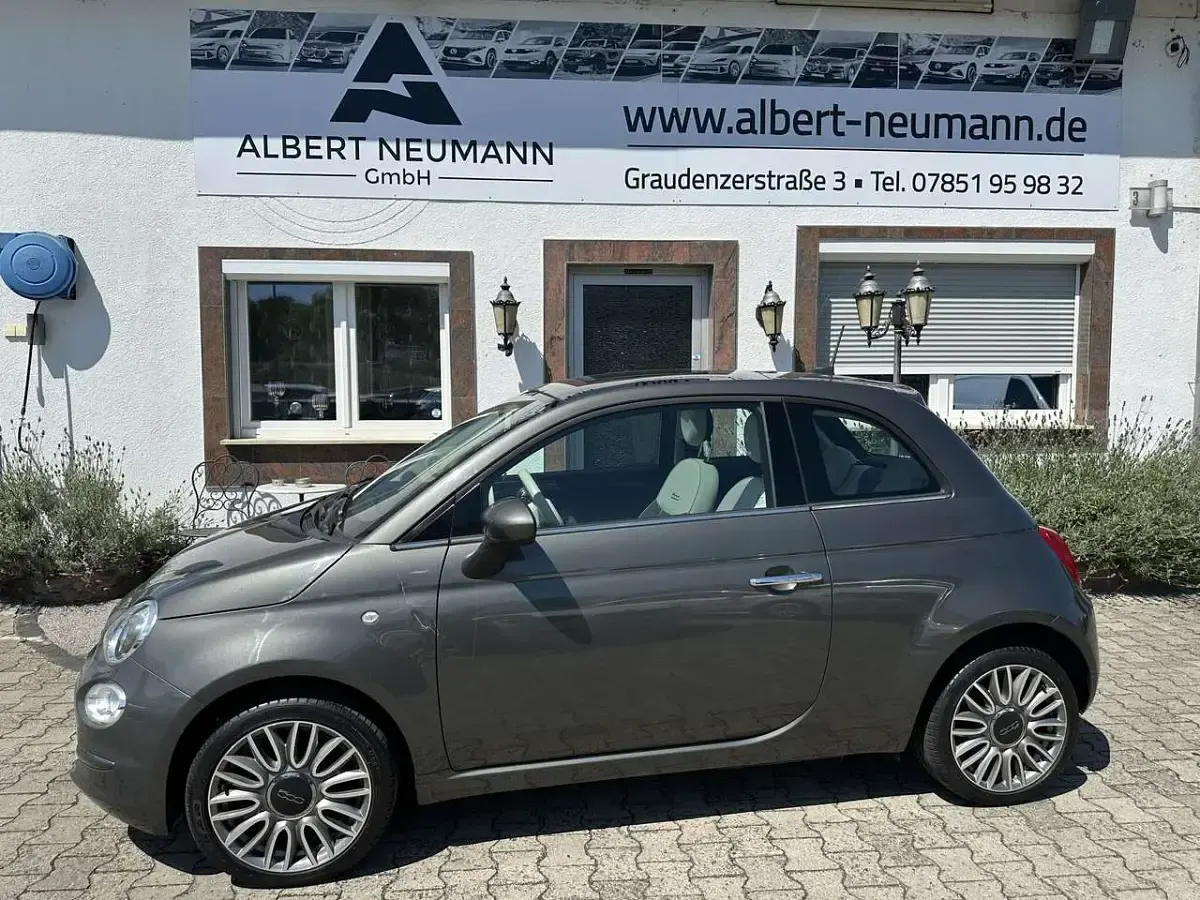 Gebraucht Fiat 500 Lounge 69 PS (50 kW) 2018 Grau Limousine
