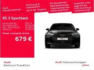 Neu Audi RS3 400 PS (294 kW) 2026 Schwarz (mythosschwarz metallic/mythosschwarz metallic) Limousine