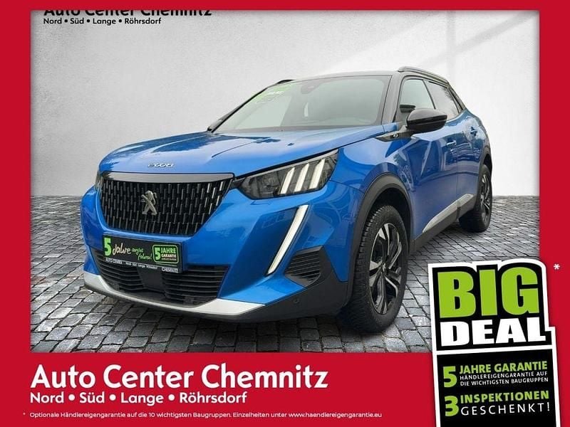 Blau Gebraucht 2023 Peugeot 2008 GT SUV | 20.429 € (Fairer Preis) - Bild 1/4