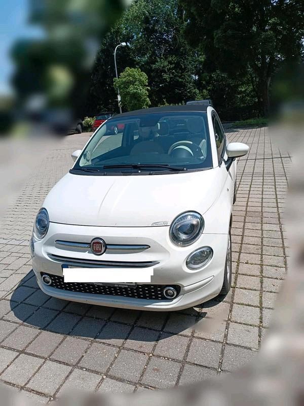 Weiß Gebraucht 2018 Fiat 500C Lounge Cabrio | 10.500 € (Guter Preis) - Bild 1/4
