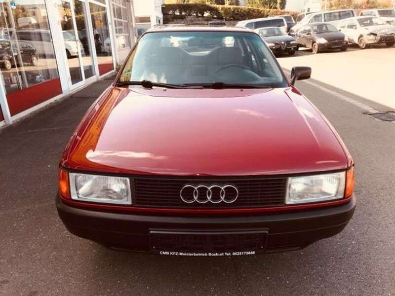 Rot Gebraucht 1988 Audi 80 Limousine | 3.950 € - Bild 1/4