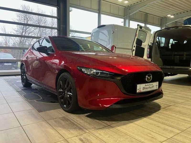 Soul red crystal metallic (metallic) Gebraucht 2022 Mazda 3 Homura-Line Limousine | 22.480 € (Guter Preis) - Bild 1/4