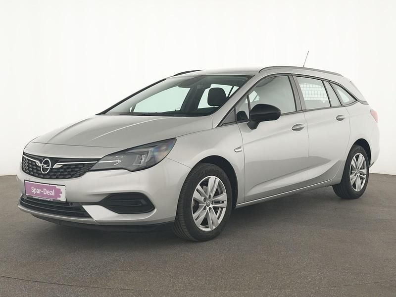 Silber Gebraucht 2021 Opel Astra Edition Kombi | 13.195 € (Superpreis) - Bild 1/4