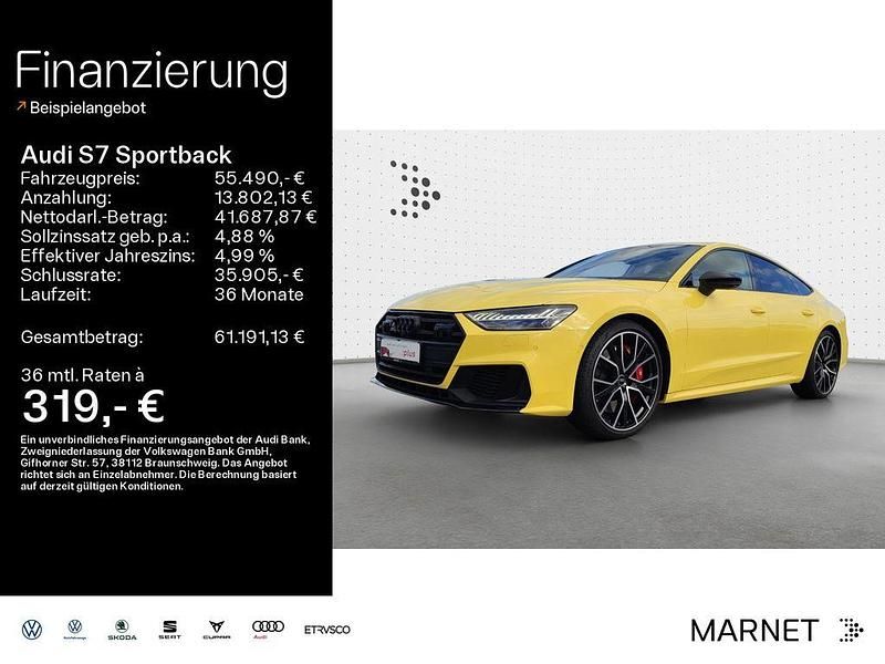 Gebraucht Audi S7 Sportback Performance 344 PS (253 kW) 2022 Gelb Kleinwagen