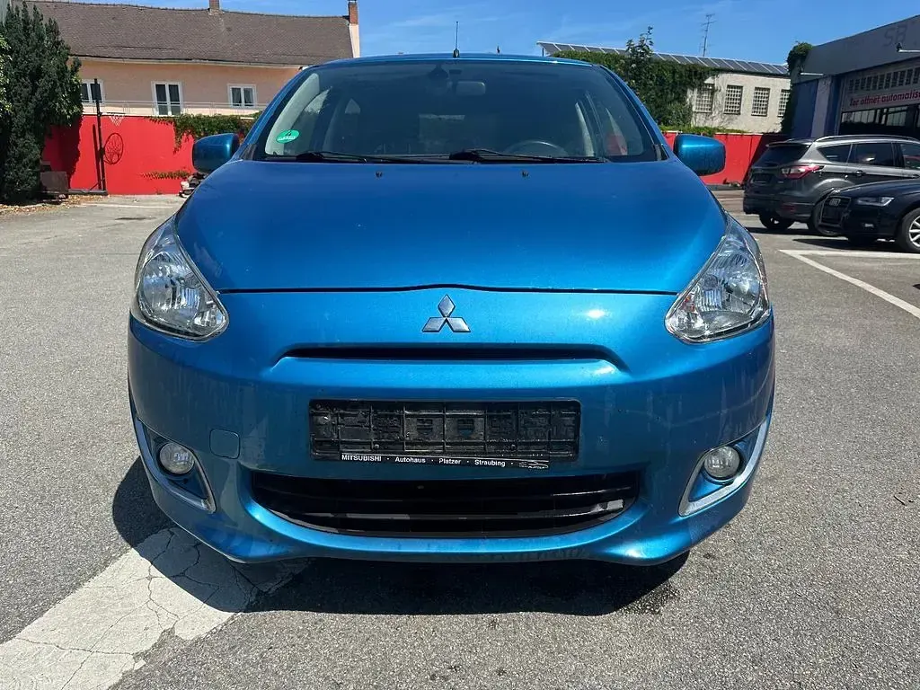 Gebraucht Mitsubishi Space Star 80 PS (58 kW) 2013 Blau Van / Kleinbus