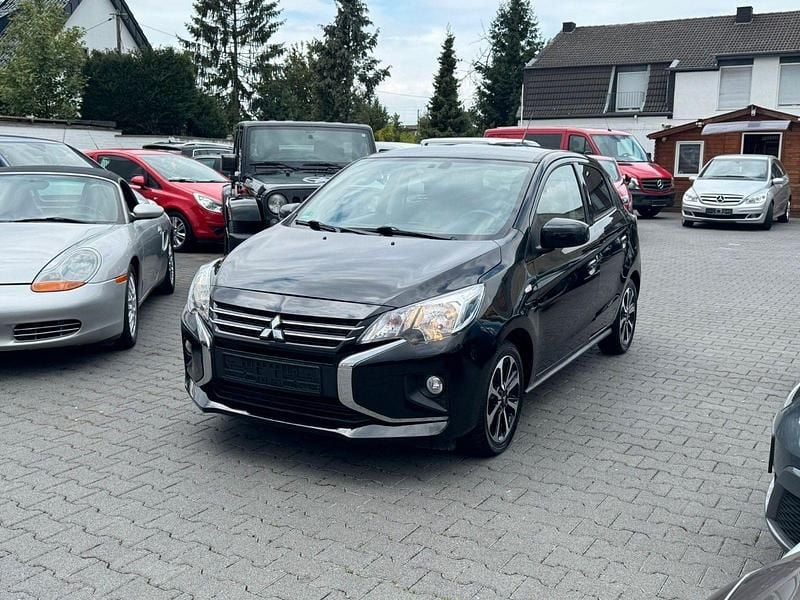 Schwarz Gebraucht 2021 Mitsubishi Space Star Spirit+ Kleinwagen | 8.900 € (Guter Preis) - Bild 1/4