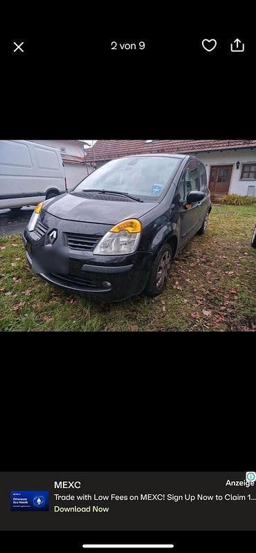 Schwarz Gebraucht 2006 Renault Modus Van / Kleinbus | 1.500 € (Fairer Preis) - Bild 1/4