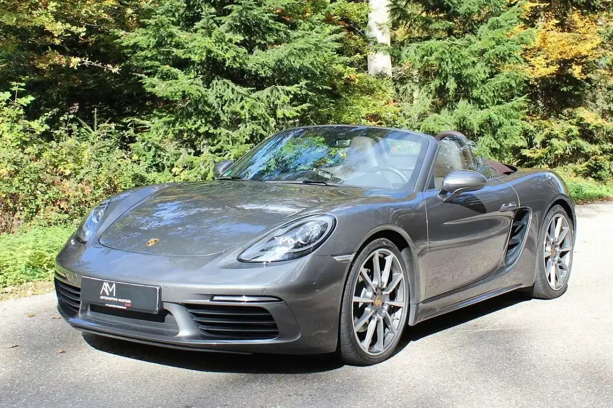 Gebraucht Porsche 718 Boxster Chrono 299 PS (219 kW) 2019 Achatgrau Cabrio