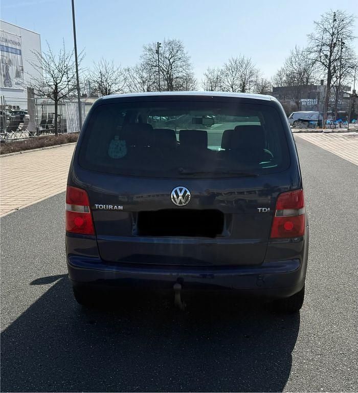 Gebraucht VW Touran 101 PS (74 kW) 2003 Blau Van / Kleinbus