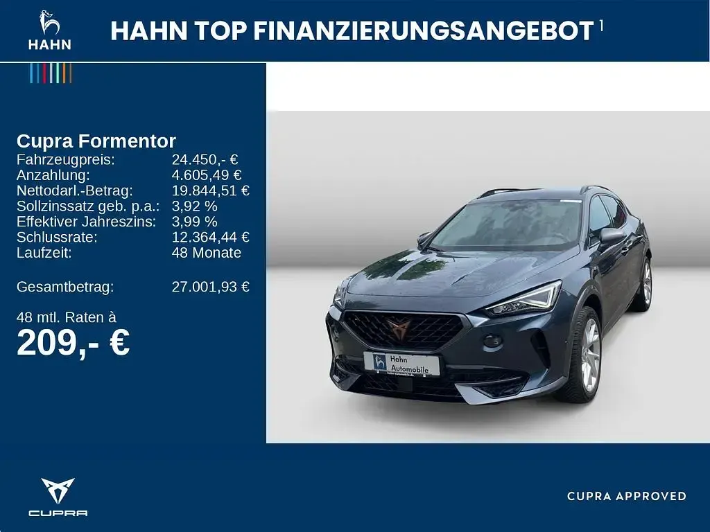 Brugt Cupra Formentor 150 HK (110 kW) 2023 Grå SUV