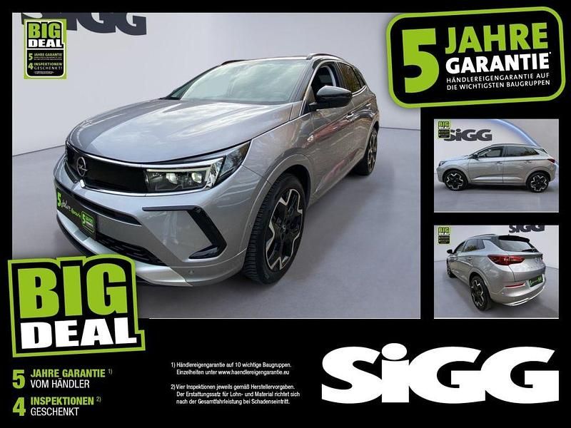 Quarzsilber (metallic) Gebraucht 2023 Opel Grandland X Elegance SUV | 25.580 € (Etwas zu teuer) - Bild 1/4