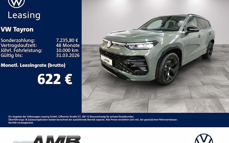 Neu VW Tayron Style 204 PS (150 kW) 2025 Grün SUV