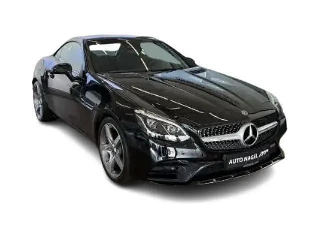 Schwarz Gebraucht 2018 Mercedes SLC200 AMG Cabrio | 32.486 € (Fairer Preis) - Bild 1/4