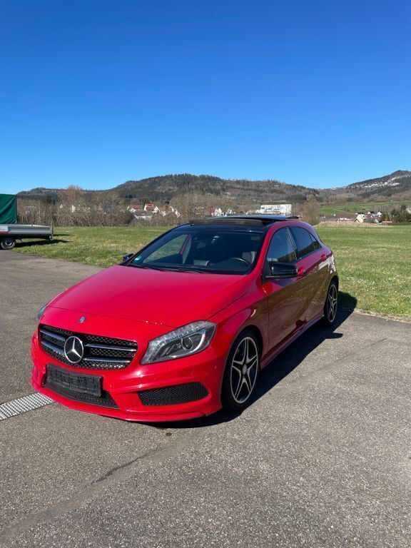 Rot Gebraucht 2014 Mercedes A200 AMG line Limousine | 9.500 € (Fairer Preis) - Bild 1/4