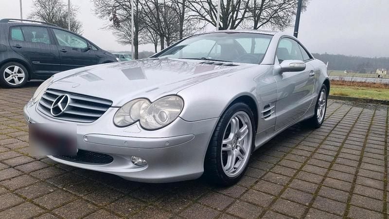Gebraucht Mercedes SL500 306 PS (225 kW) 2003 Silber Cabrio