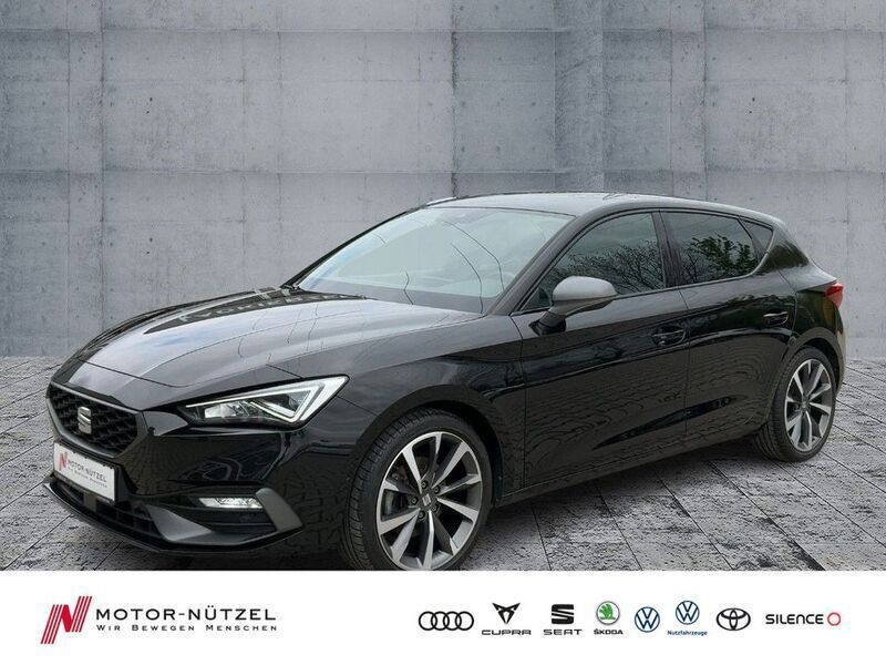 Schwarz Gebraucht 2021 Seat Leon FR-Line Limousine | 22.430 € (Fairer Preis) - Bild 1/4