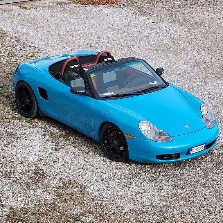 Blau Gebraucht 1998 Porsche Boxster Cabrio | 12.006 € (Guter Preis) - Bild 1/4