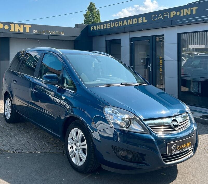 Blau Gebraucht 2012 Opel Zafira Family Van / Kleinbus | 6.995 € (Fairer Preis) - Bild 1/4