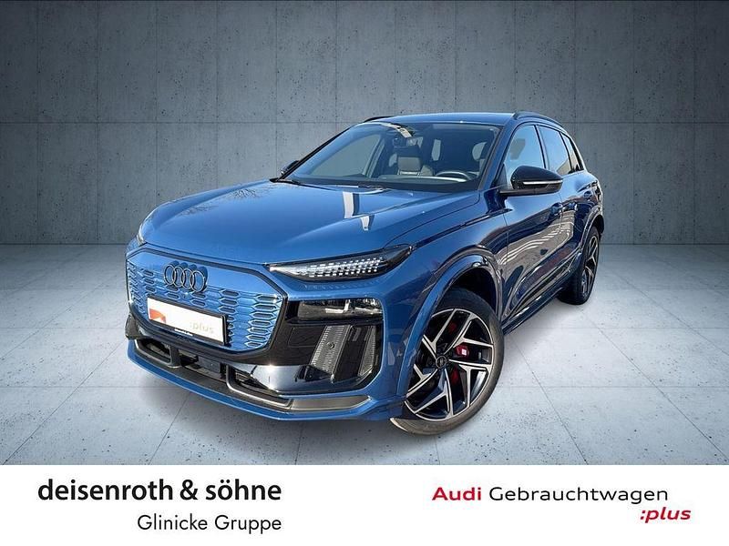 Ascariblau metallic Gebraucht 2024 Audi SQ6 e-tron Ambiente SUV | 77.705 € (Fairer Preis) - Bild 1/4