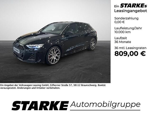 Mythosschwarz metallic Gebraucht 2025 Audi RS3 Sportback Ambiente Kleinwagen | 68.830 € (Guter Preis) - Bild 1/4