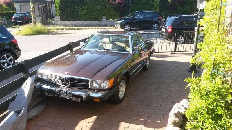 Braun Gebraucht 1982 Mercedes SL380 Cabrio | 18.800 € - Bild 1/4