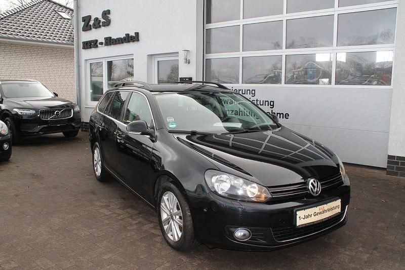 Gebraucht VW Golf VI Style 105 PS (77 kW) 2012 Schwarz Kleinwagen