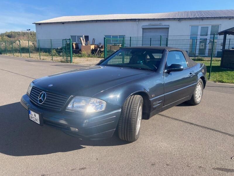 Blau Gebraucht 1990 Mercedes SL500 Cabrio | 19.500 € - Bild 1/4