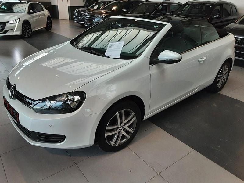 Weiß Gebraucht 2015 VW Golf Cabriolet Cabrio | 13.990 € (Fairer Preis) - Bild 1/4