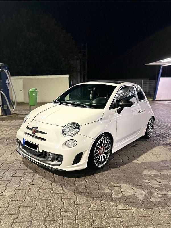 Weiß Gebraucht 2014 Abarth 595C Turismo Cabrio | 9.900 € (Guter Preis) - Bild 1/4