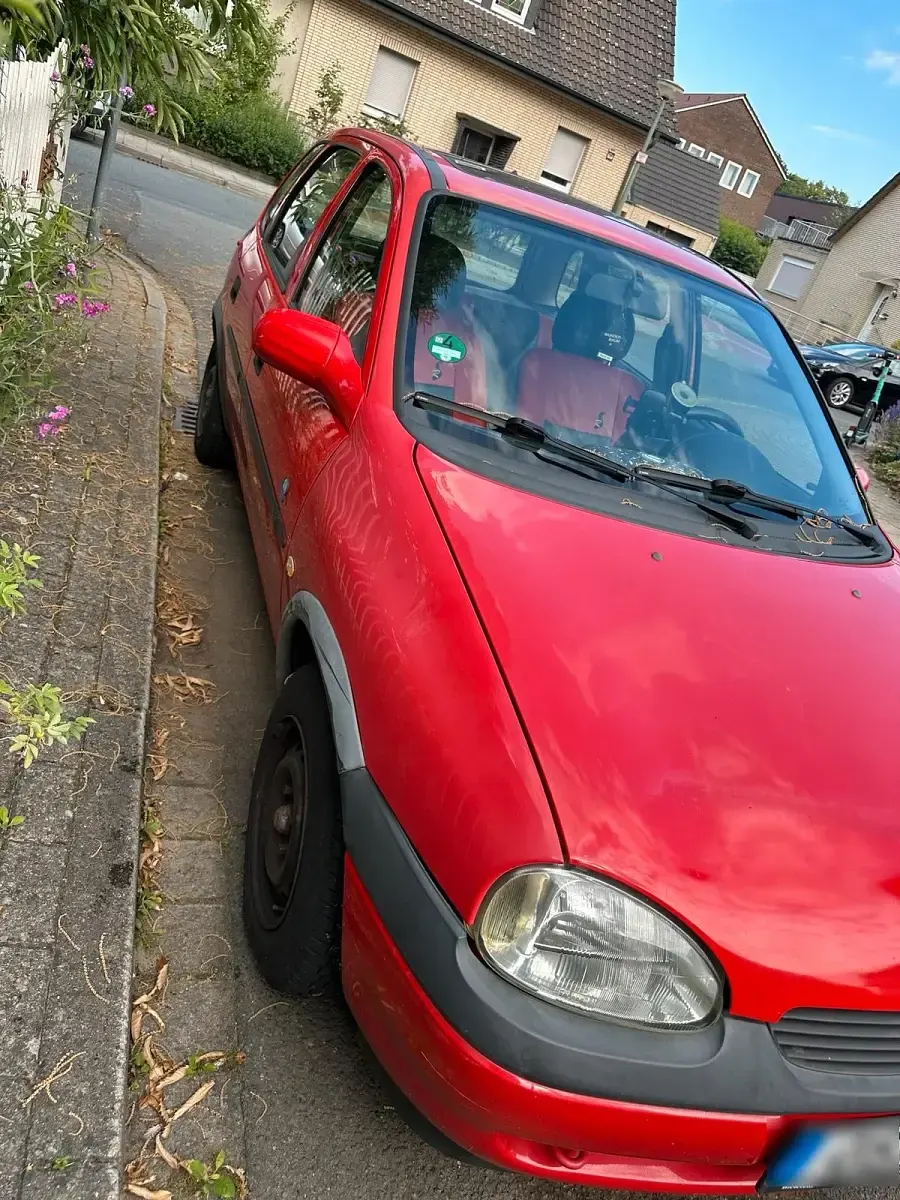 Gebraucht Opel Corsa 1998 Rot Kleinwagen