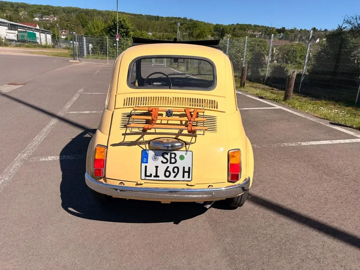 Gebraucht Fiat 500 18 PS (13 kW) 1968 Gelb Kleinwagen