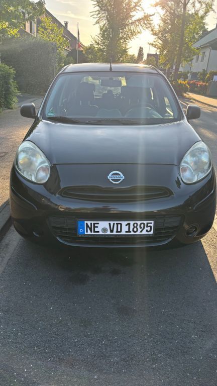 Schwarz Gebraucht 2013 Nissan Micra Visia Kleinwagen | 1.750 € (Superpreis) - Bild 1/4