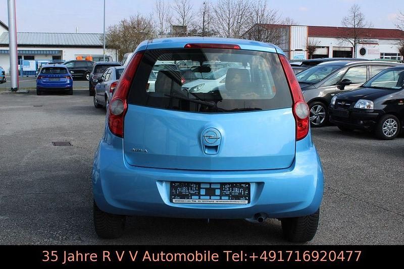 Gebraucht Opel Agila Edition 94 PS (69 kW) 2012 Blau Kleinwagen