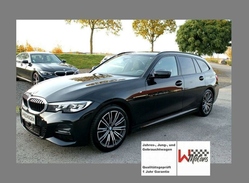 Schwarz metallic Gebraucht 2020 BMW 320 M Sport Kombi | 38.990 € (Teuer) - Bild 1/4