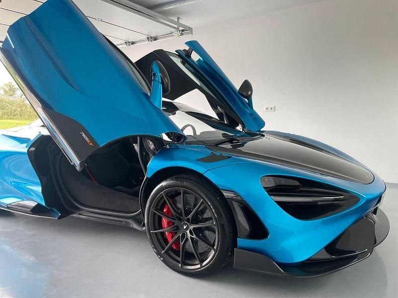 Blau Gebraucht 2021 McLaren 765LT Coupé | 429.000 € - Bild 1/4