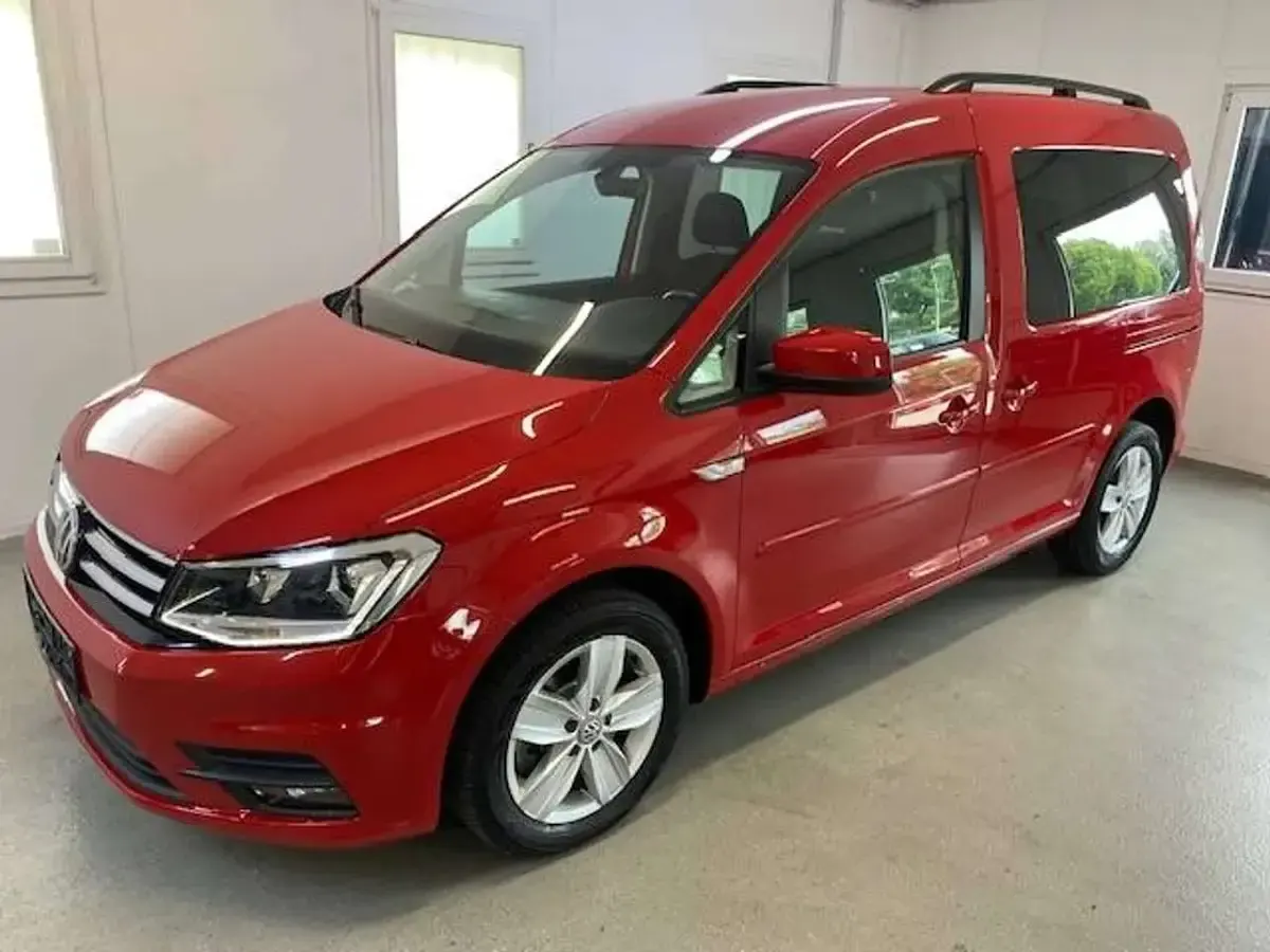 Gebraucht VW Caddy Comfortline 125 PS (91 kW) 2017 Kirschrot Van / Kleinbus